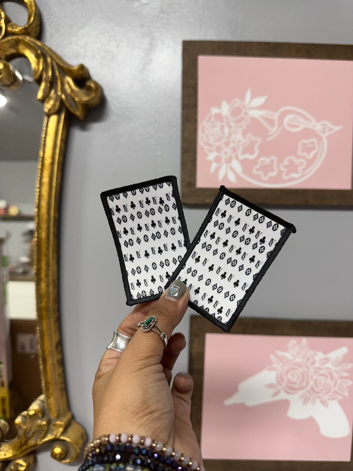 LV rectangle designer patch