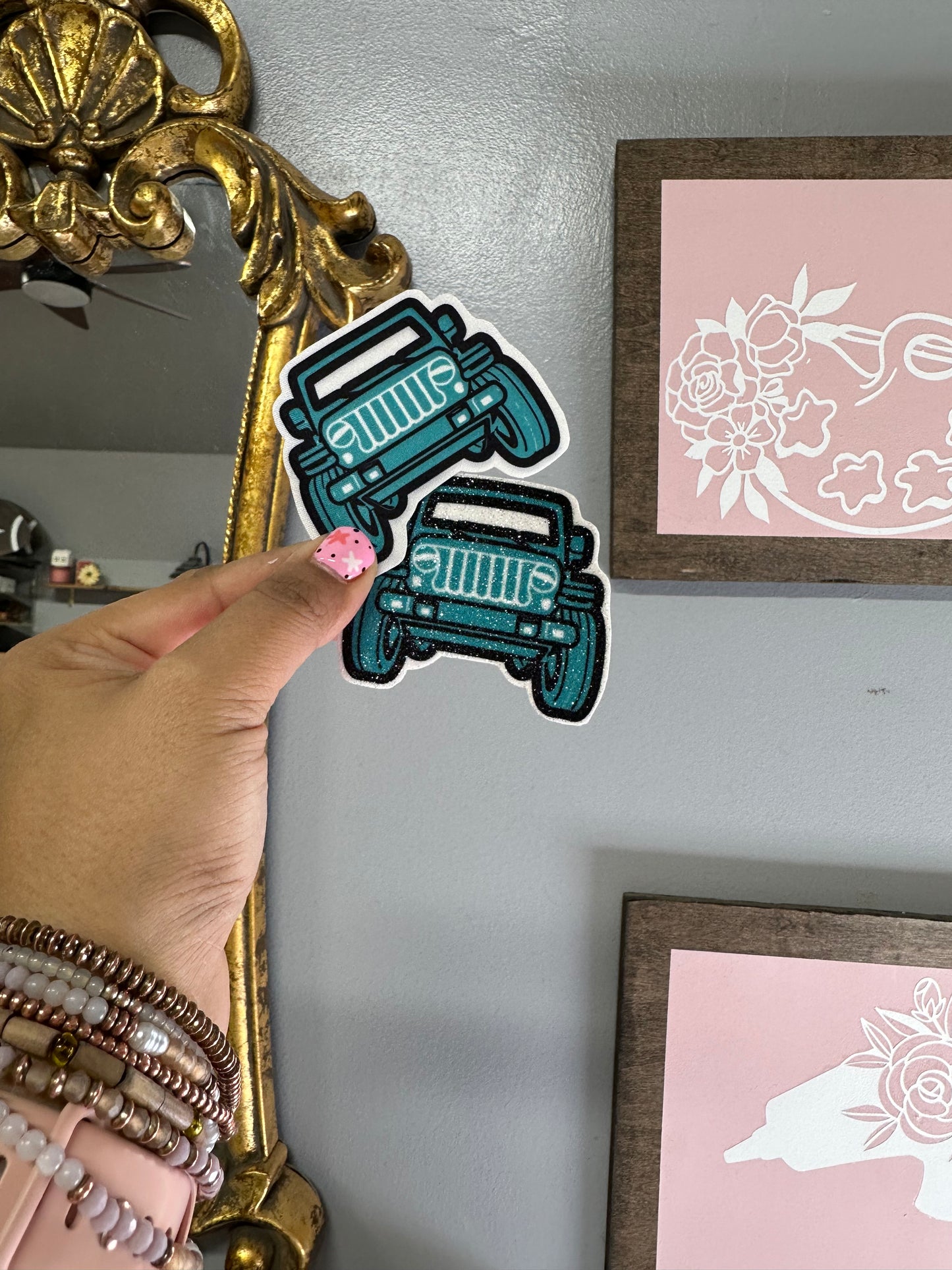 Jeep Girl western hat patch