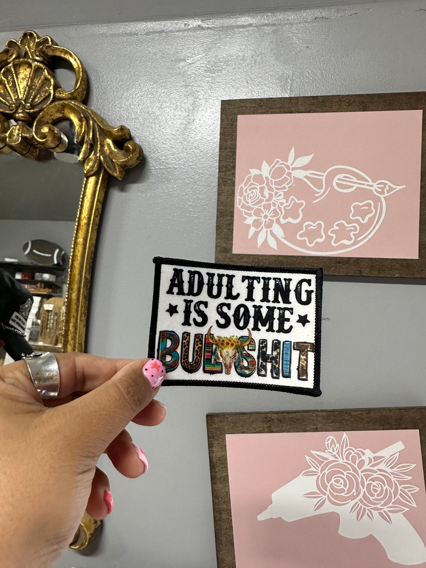 Adulting is some bull hat patch