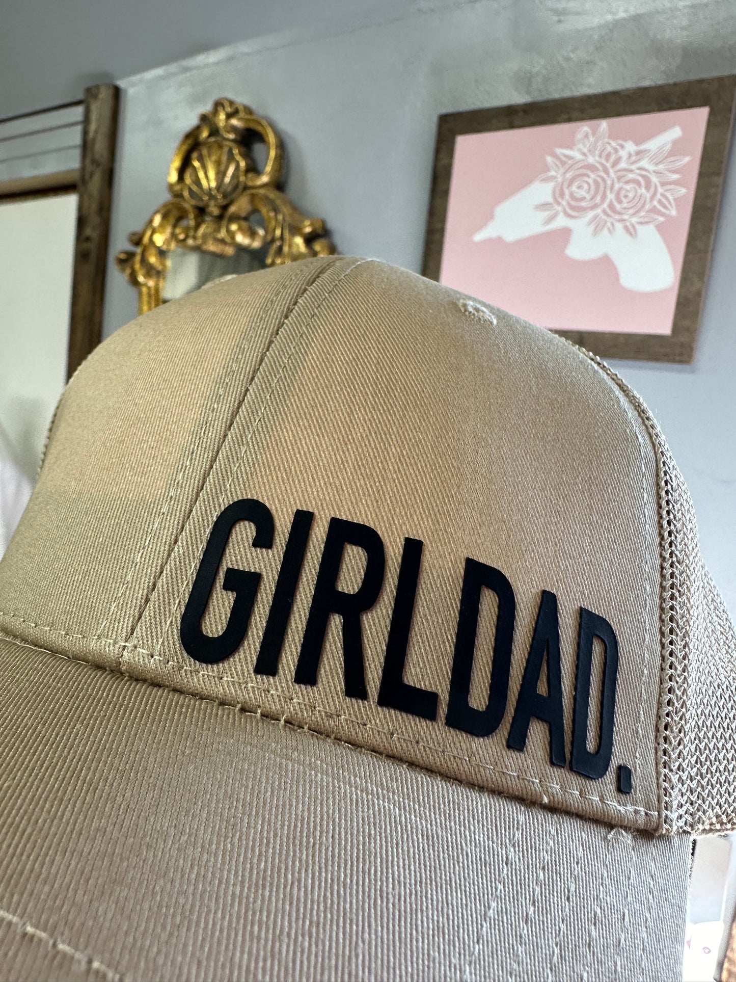 Custom word personalized baseball cap