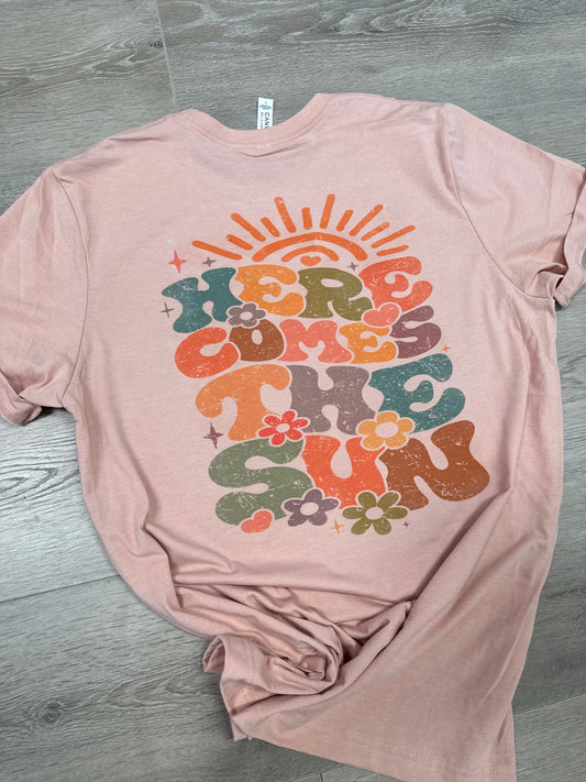 Here comes the Sun retro T-shirt