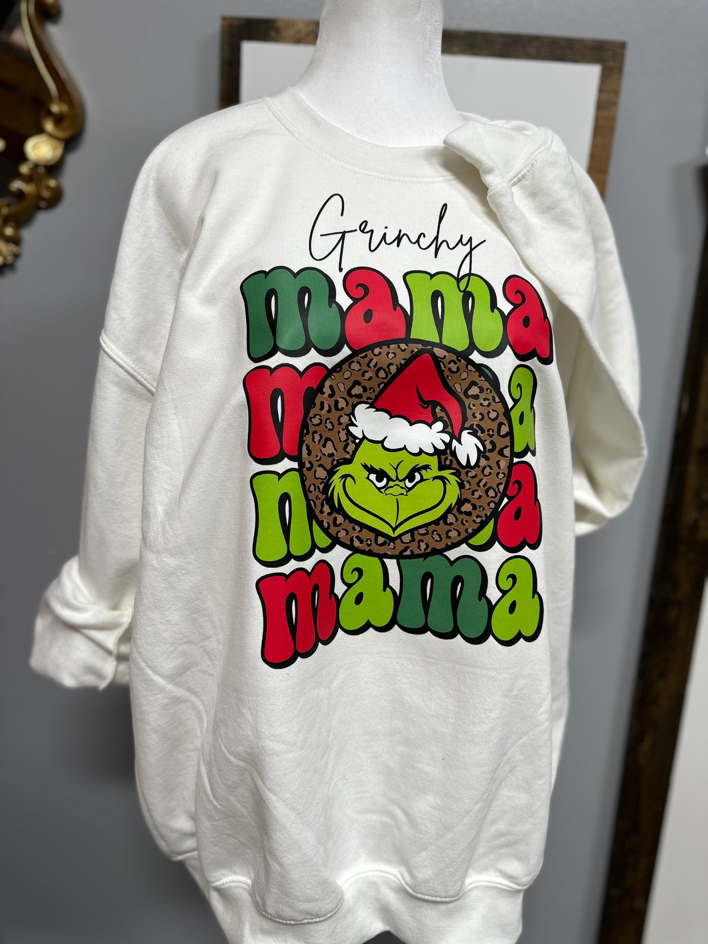 Grinch mama sweater