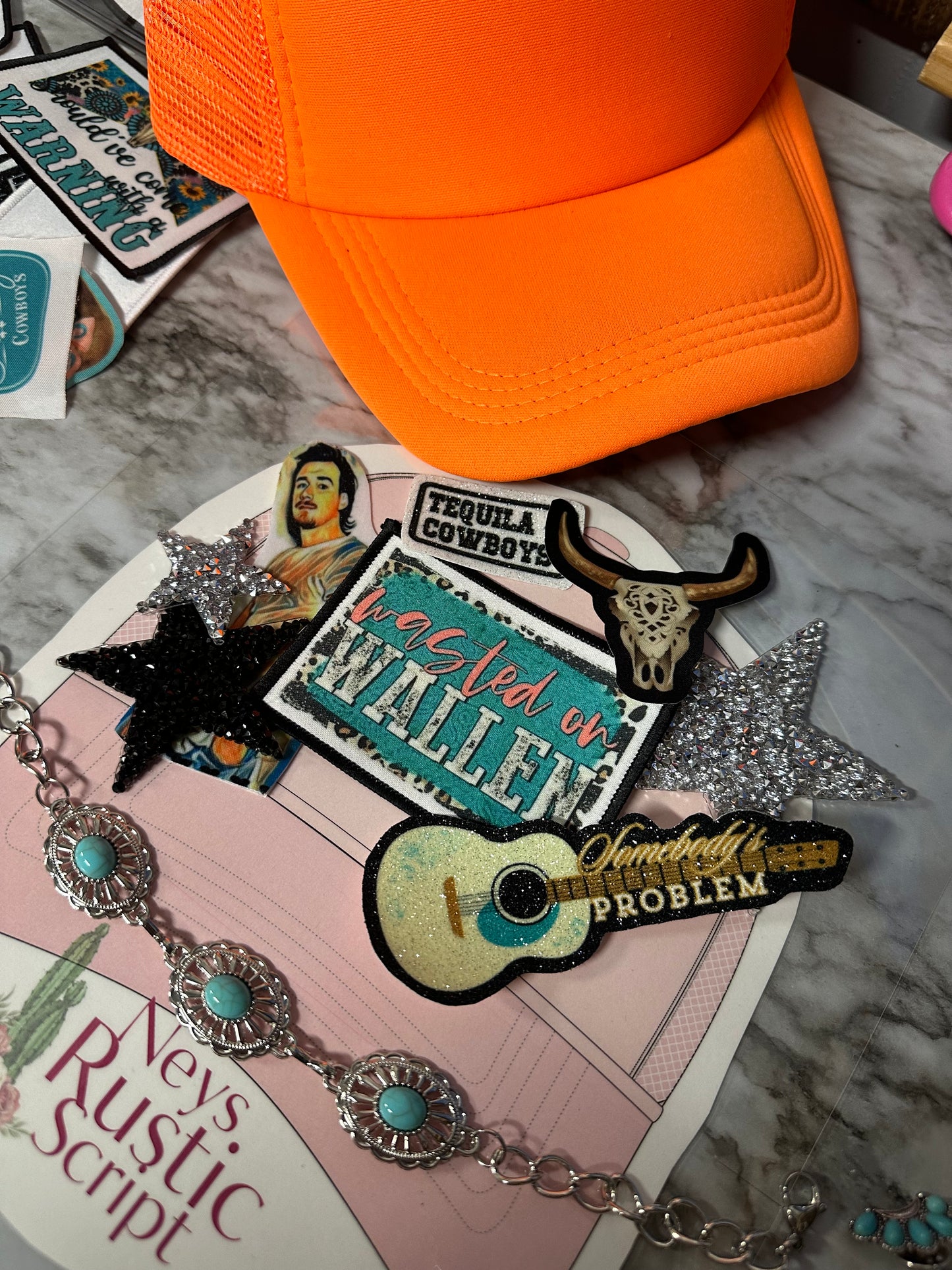 Morgan Wallen hat patches