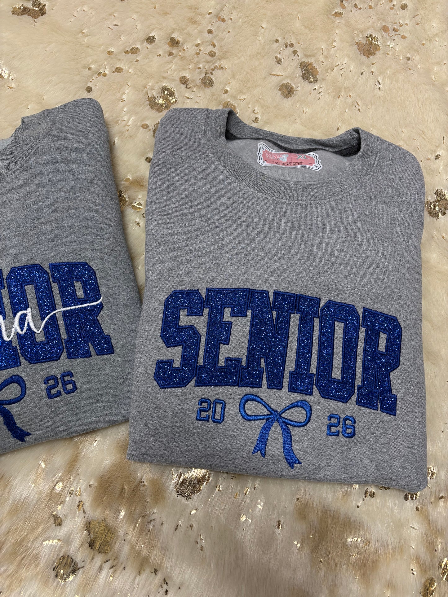 Senior MAMA matching embroidery sweater