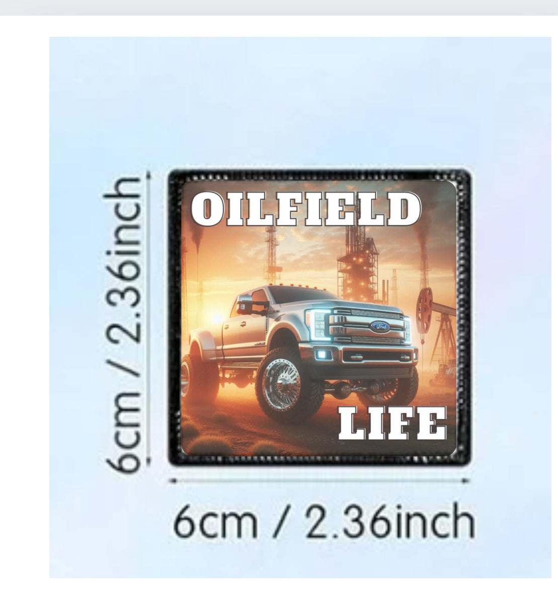 Oilfield Mama Theme hat patches