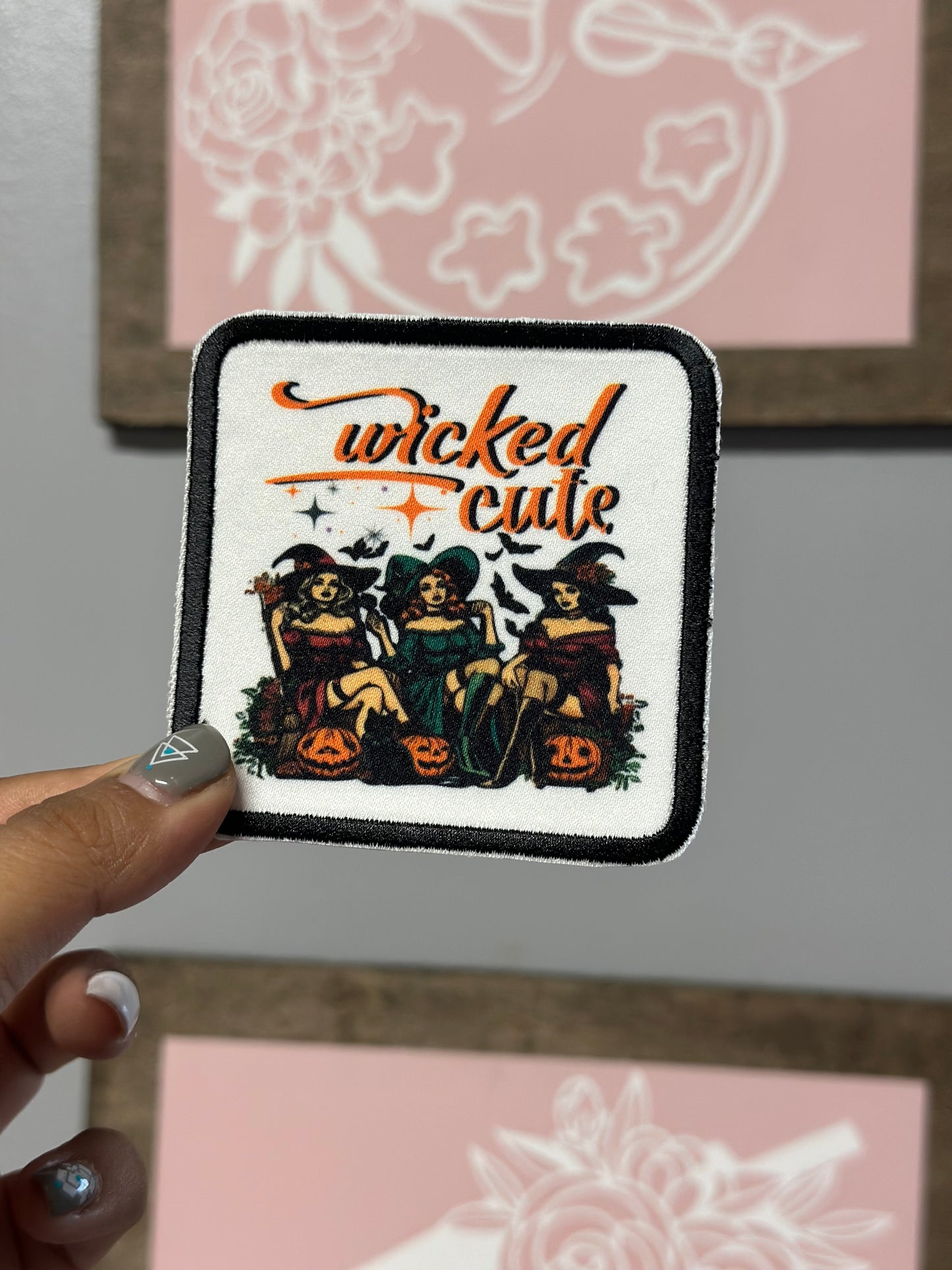 Spooky witchy theme patches