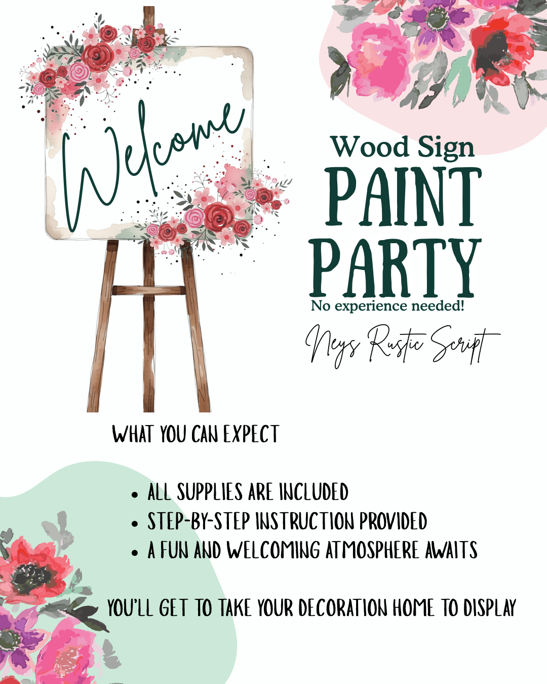 Wood Door Hanger Paint Party | February 7, 2026