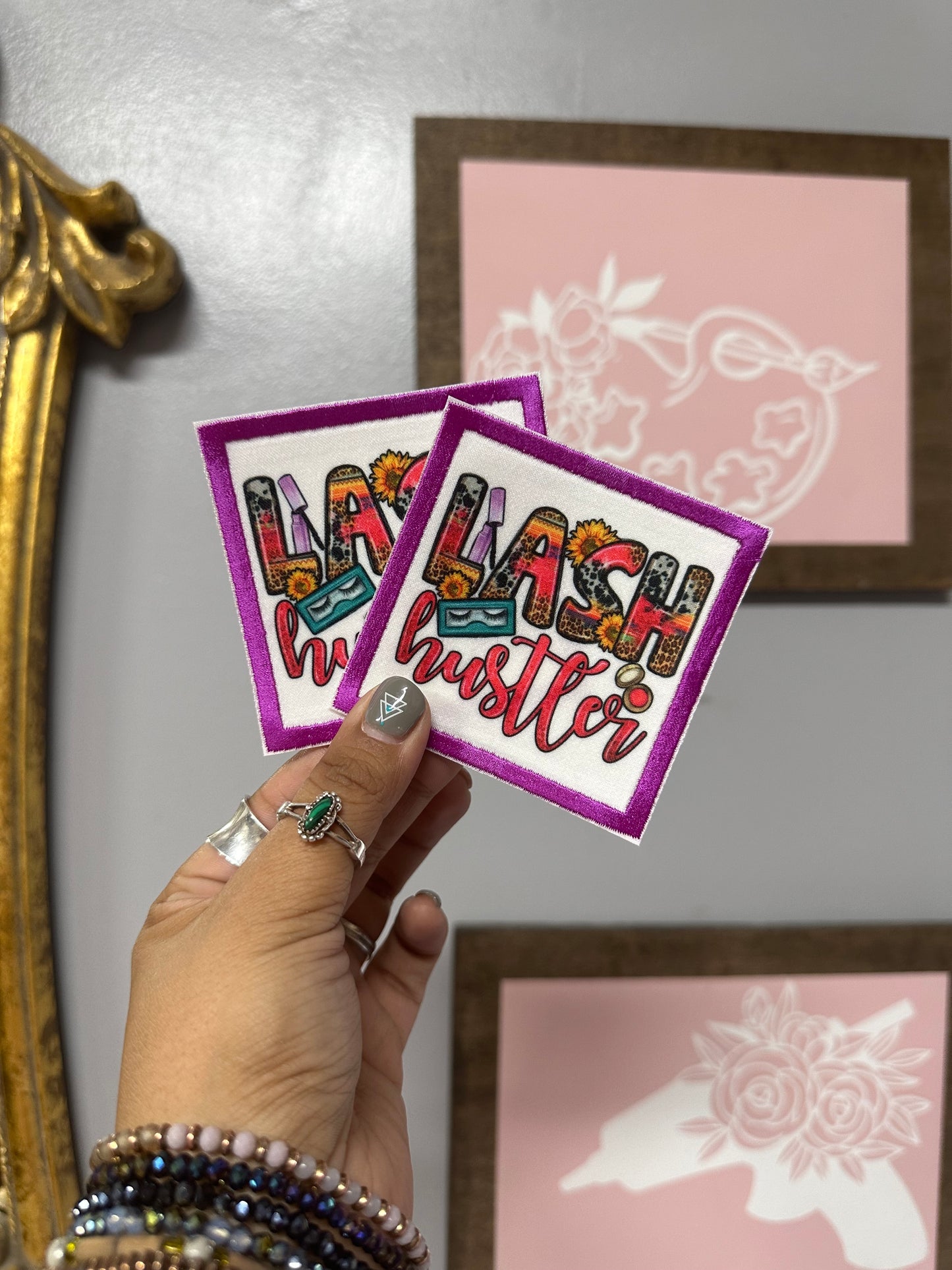 Lashes and mascara artist patches