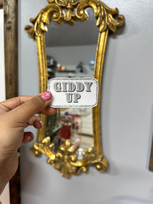 Giddy up patch