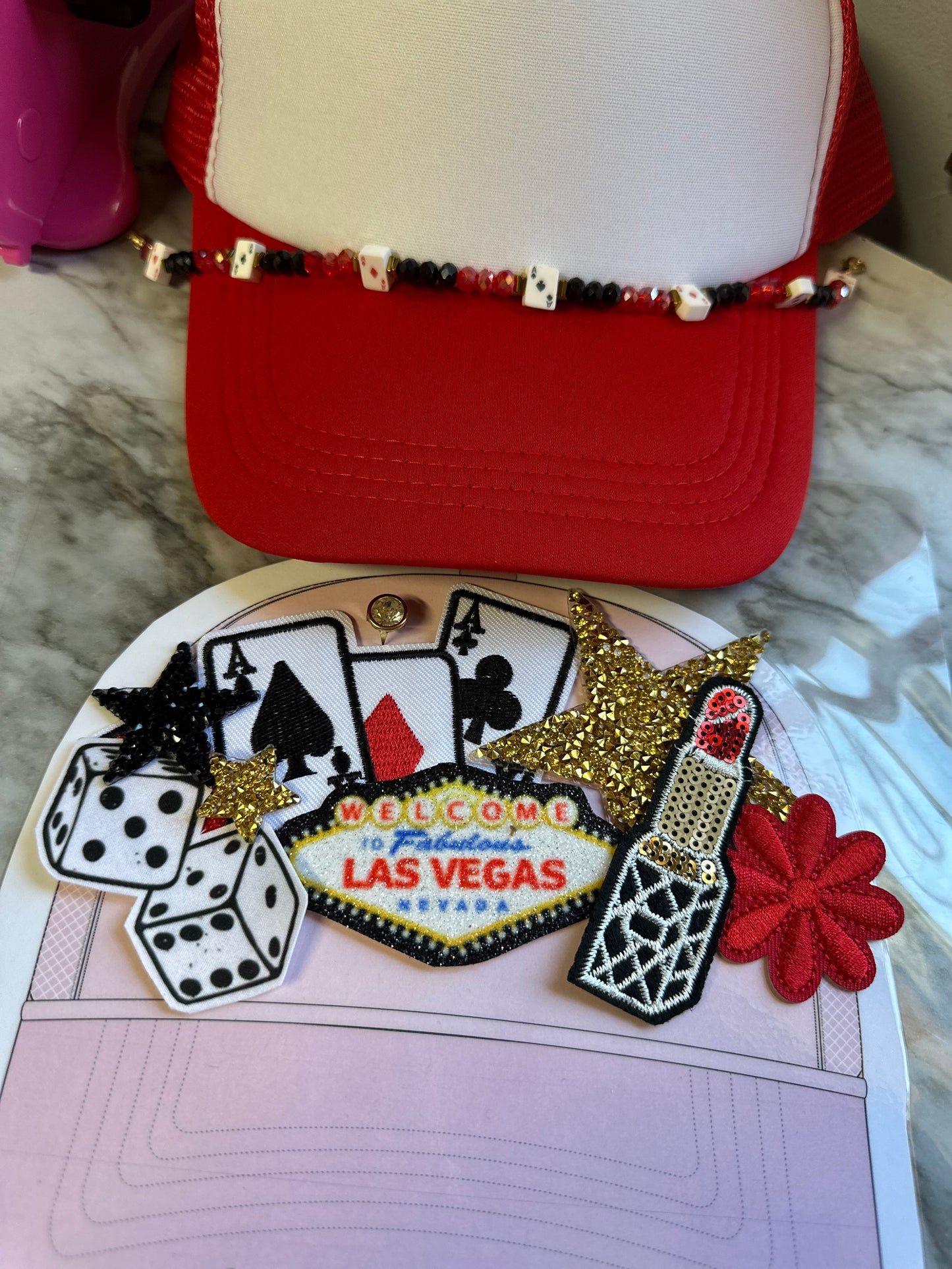 Vegas themed patches