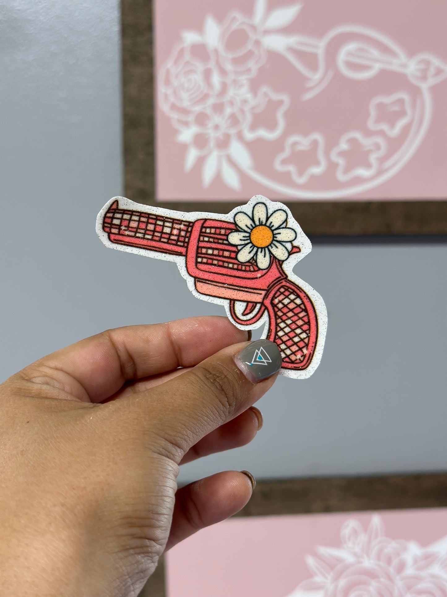 Cute glitter western groovy filler patches