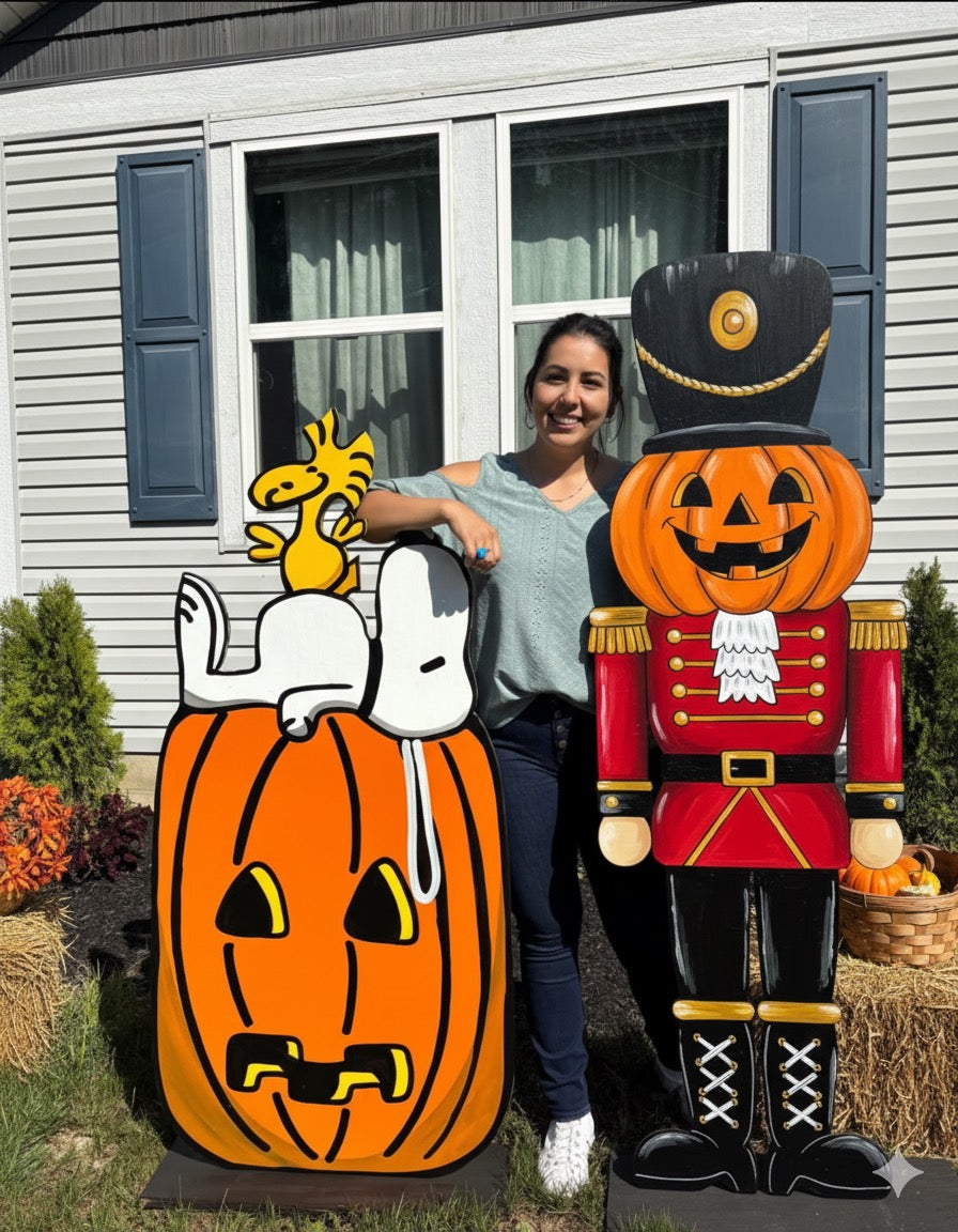 Custom Wood Hand-painted Character