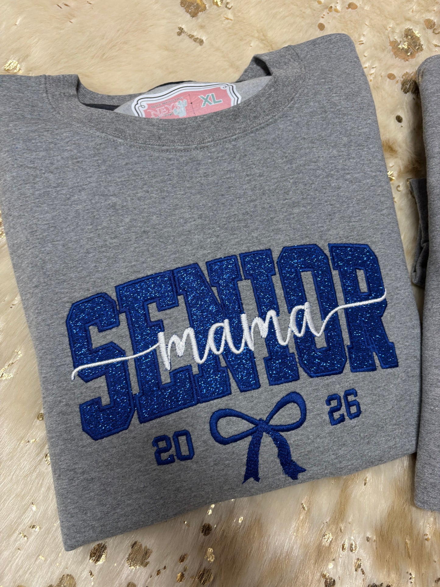 Senior MAMA matching embroidery sweater