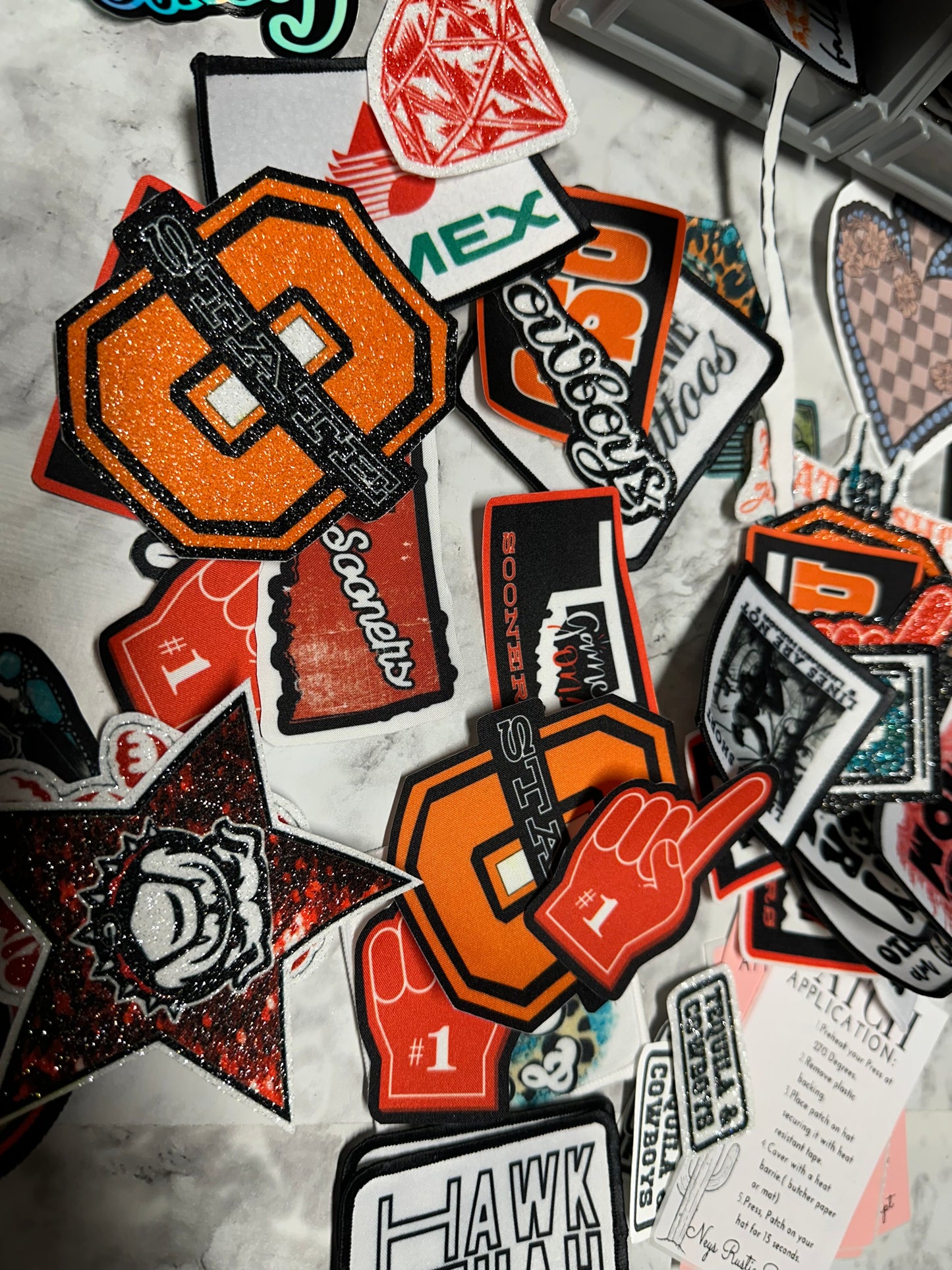 Oklahoma state OSU Cowboys patches