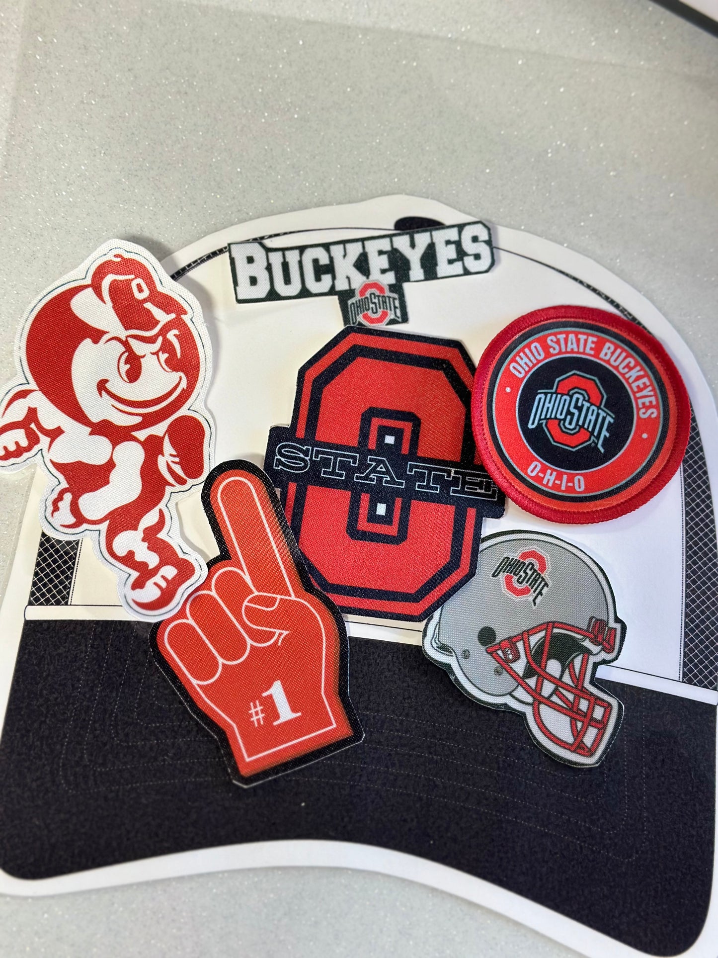 Osu Ohio football hat patch