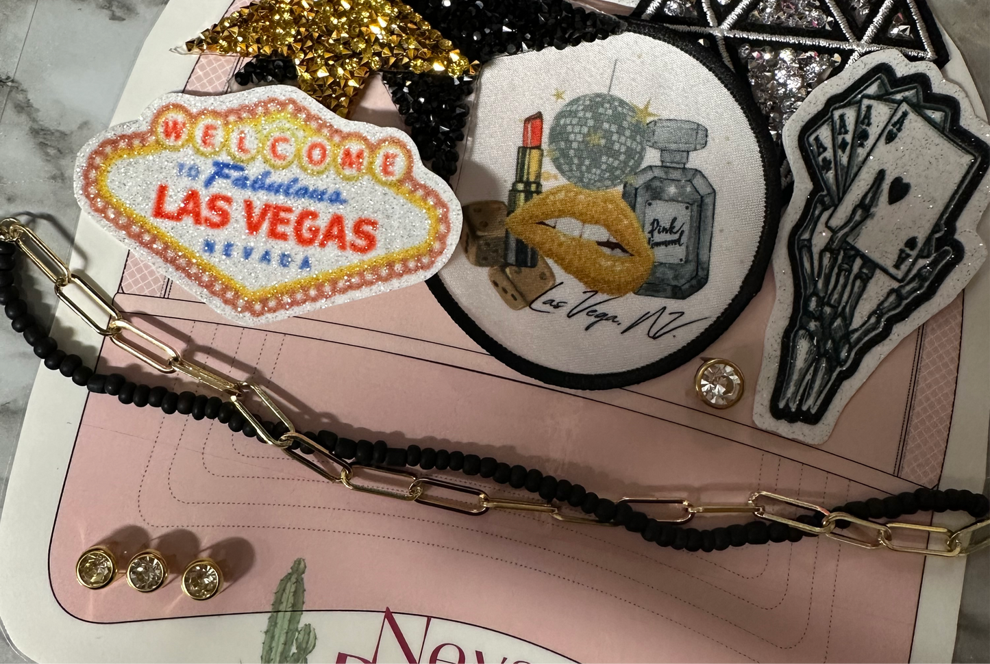 Vegas themed patches