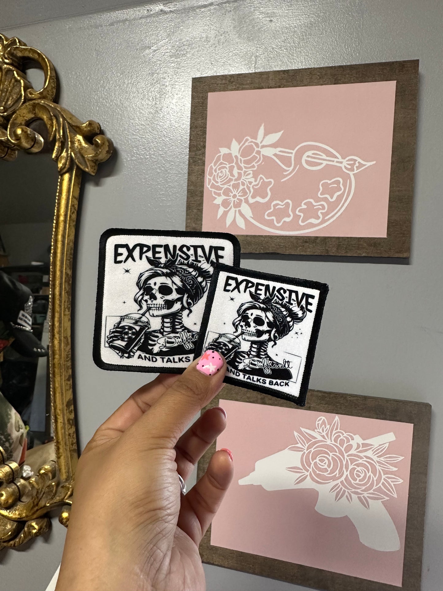 Expensive and talks back coffee lover patch