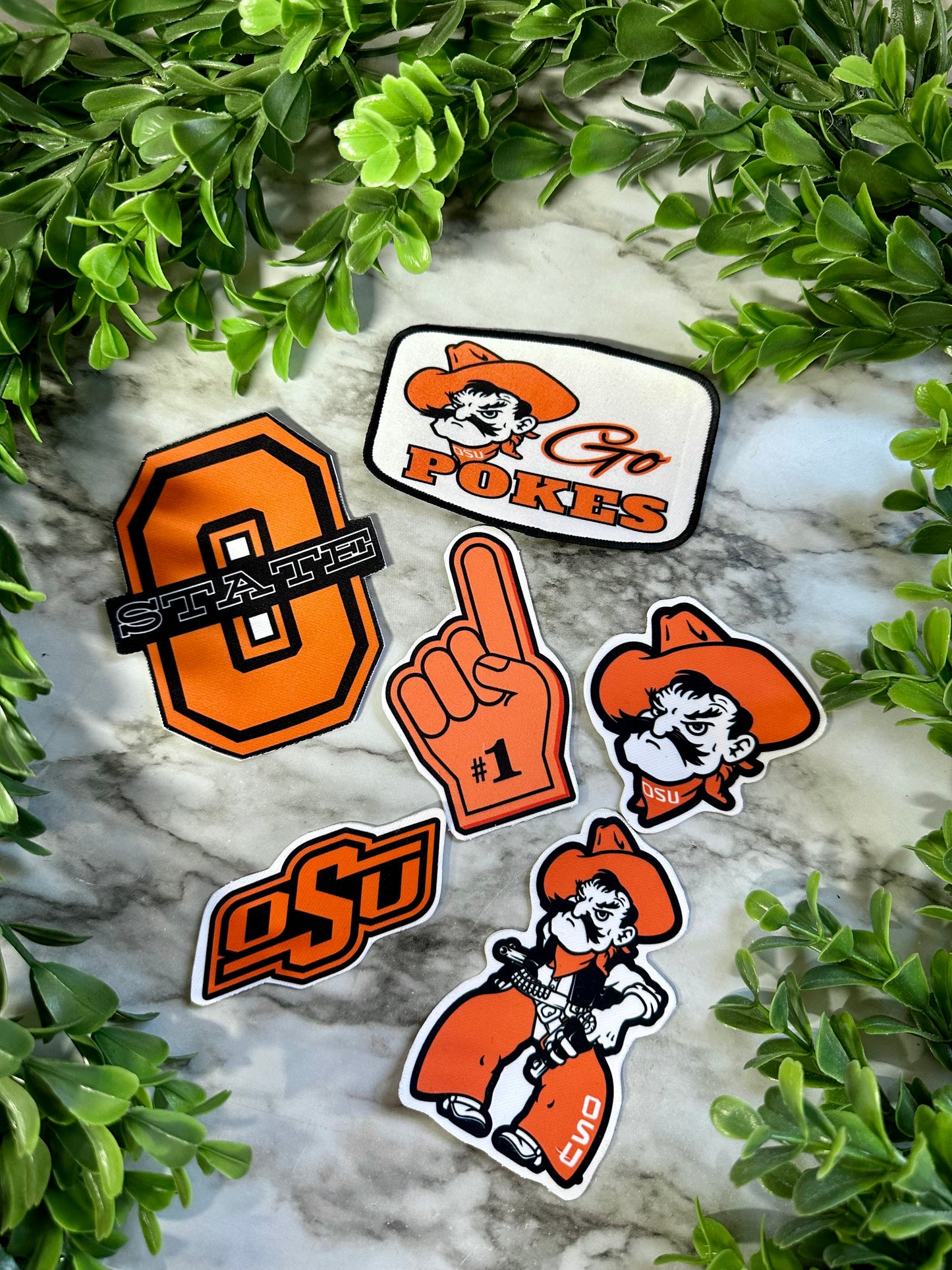 Oklahoma state OSU Cowboys patches