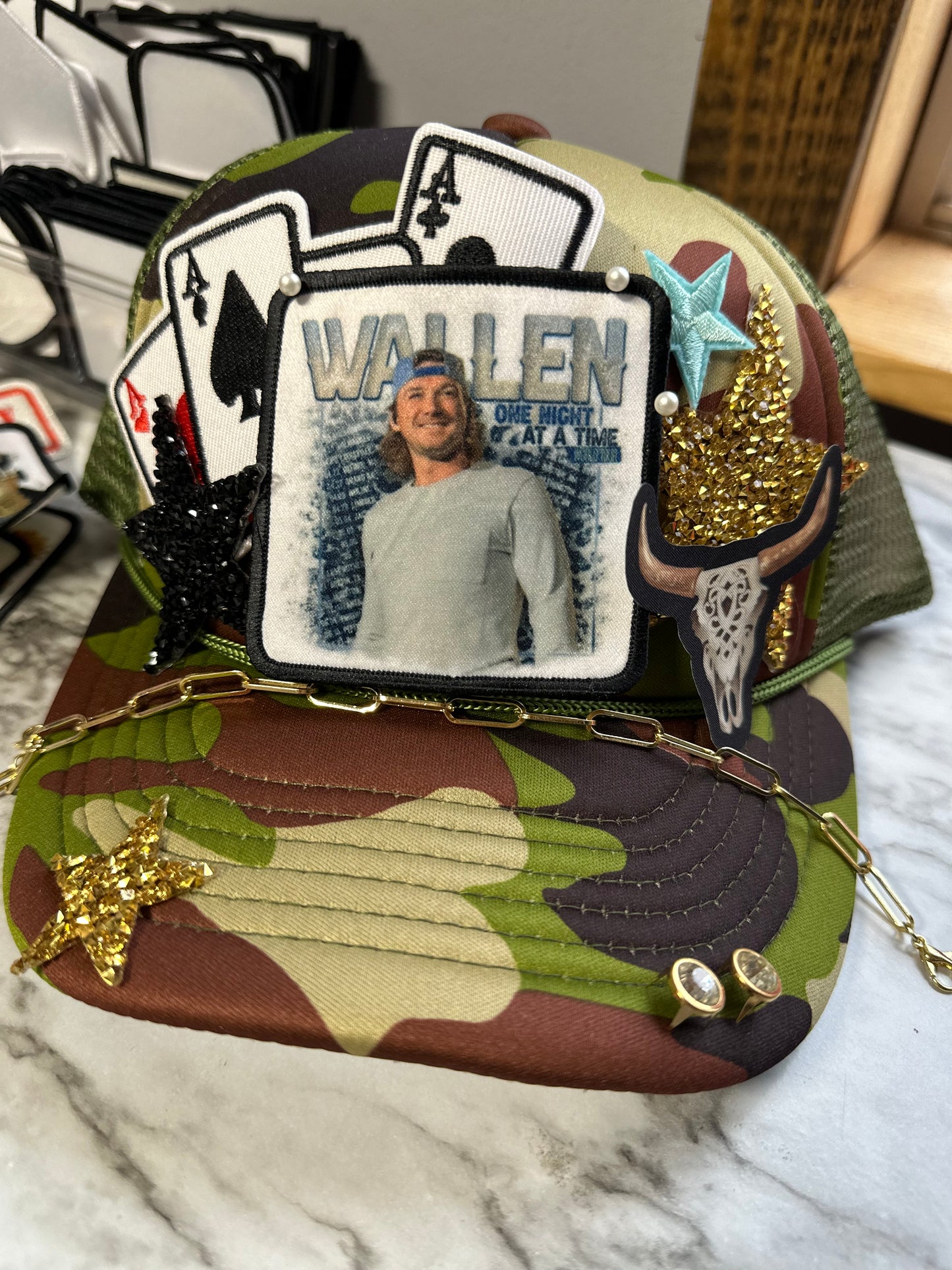 Morgan Wallen hat patches