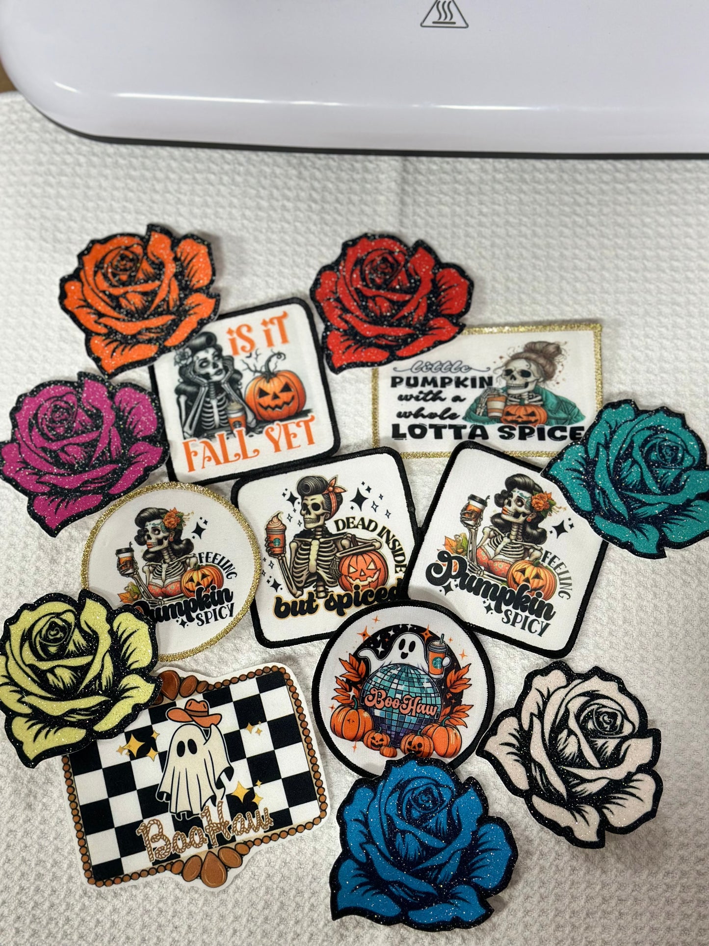 Fall Pretty collection pumpkin spice Lover hat patches