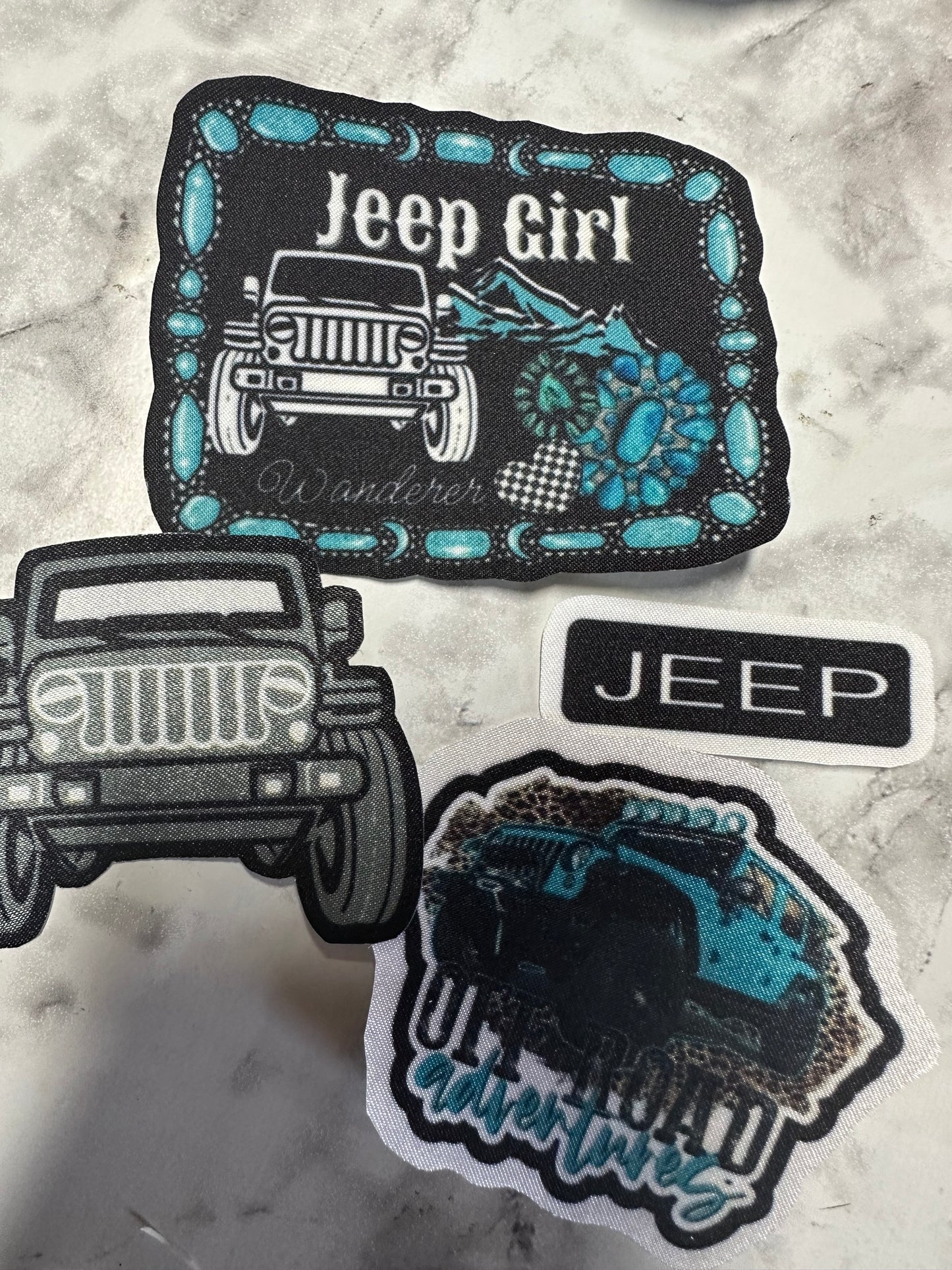 Jeep Girl  western hat patch