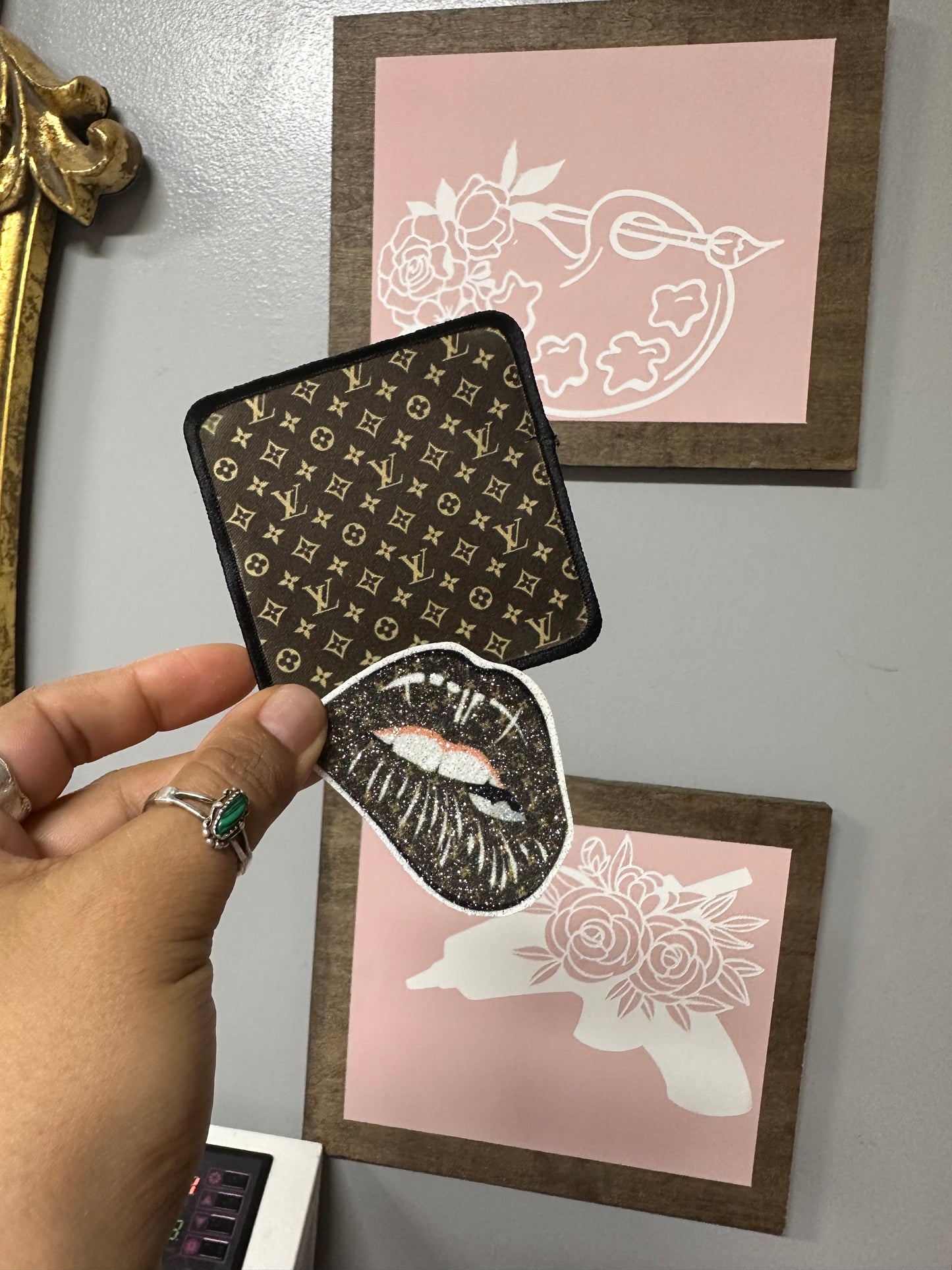 LV main kinda broke kinda boujee Starbucks coffee lover patches