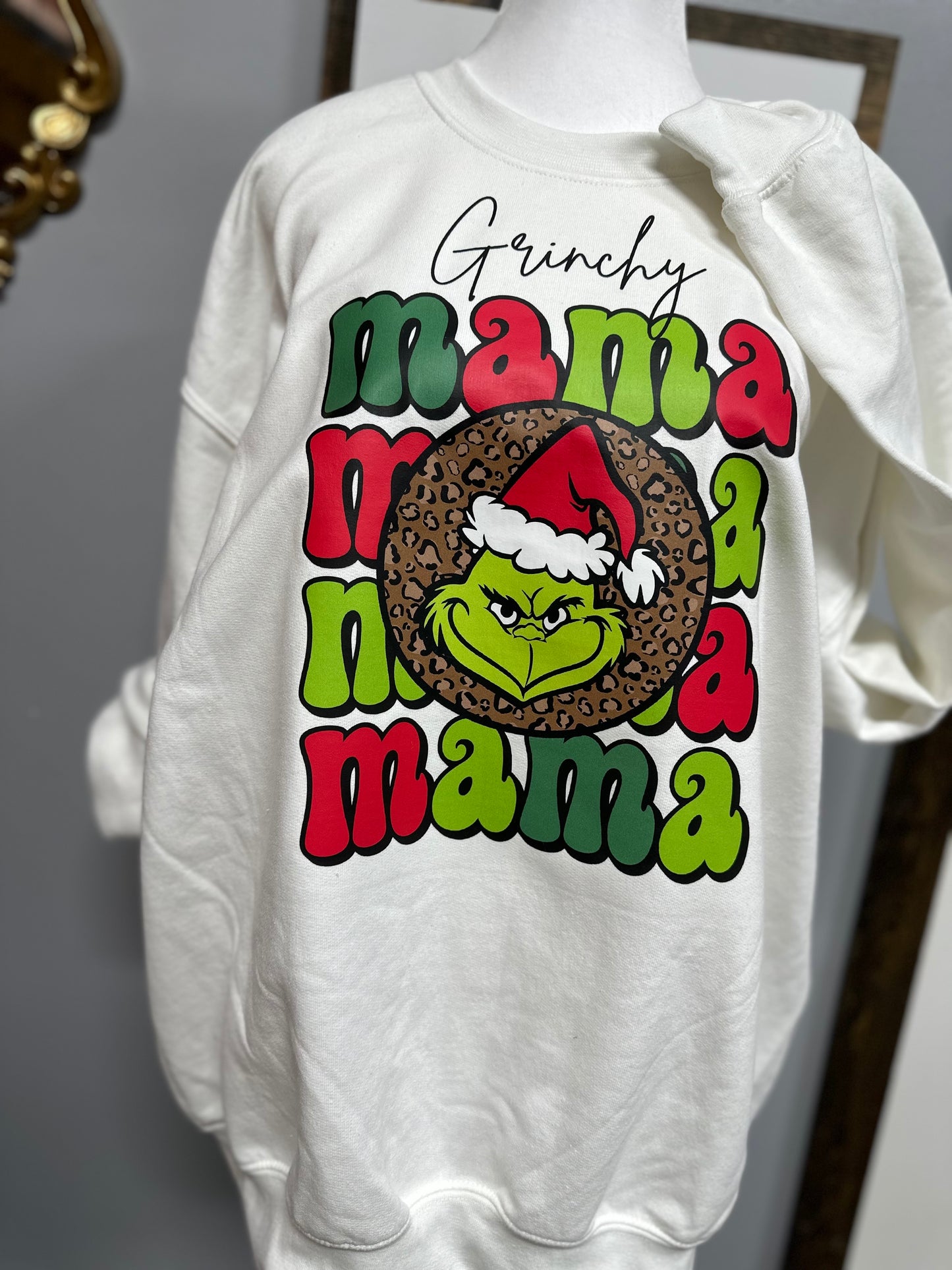 Grinch mama sweater