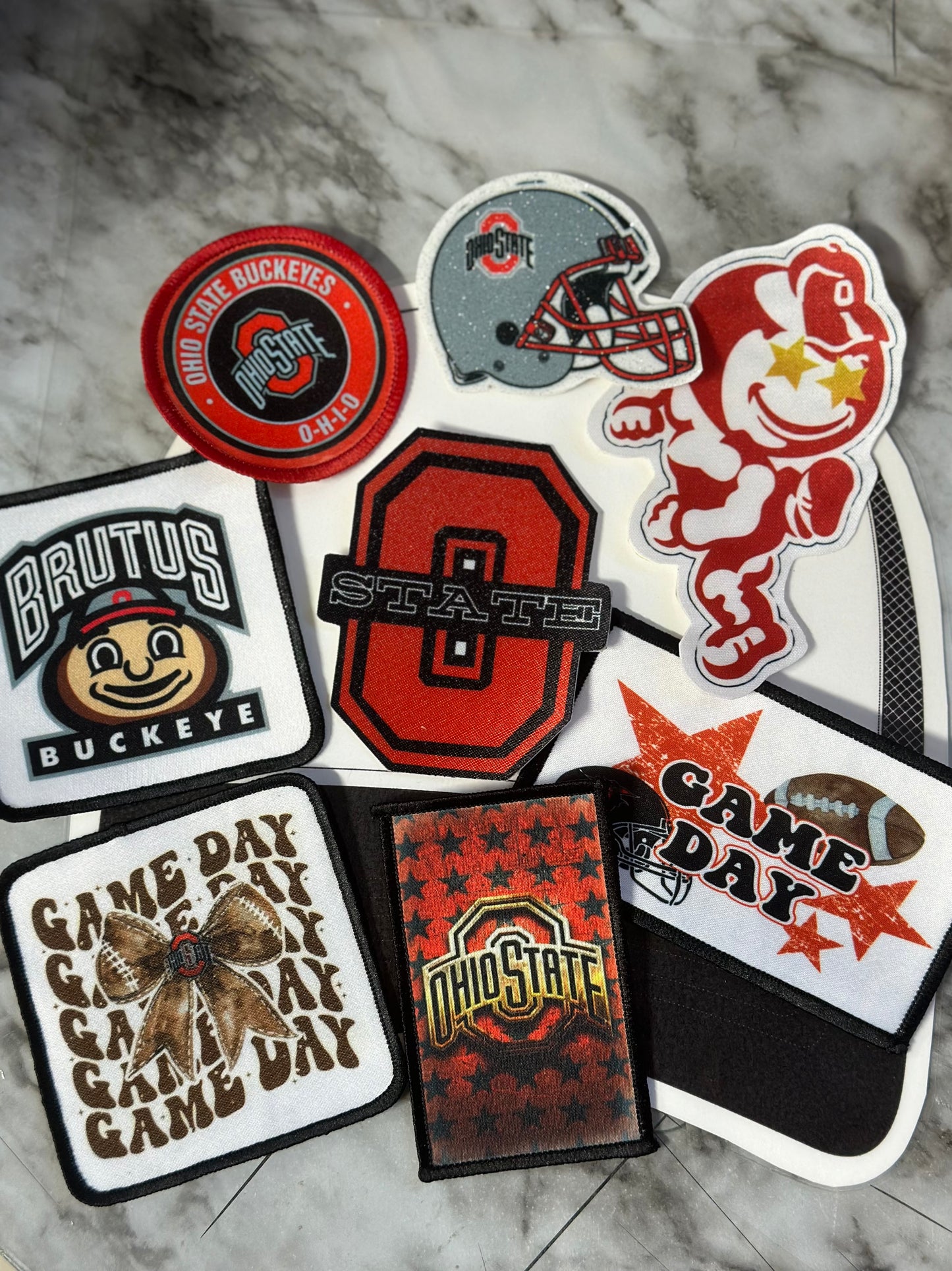 Osu Ohio football hat patch