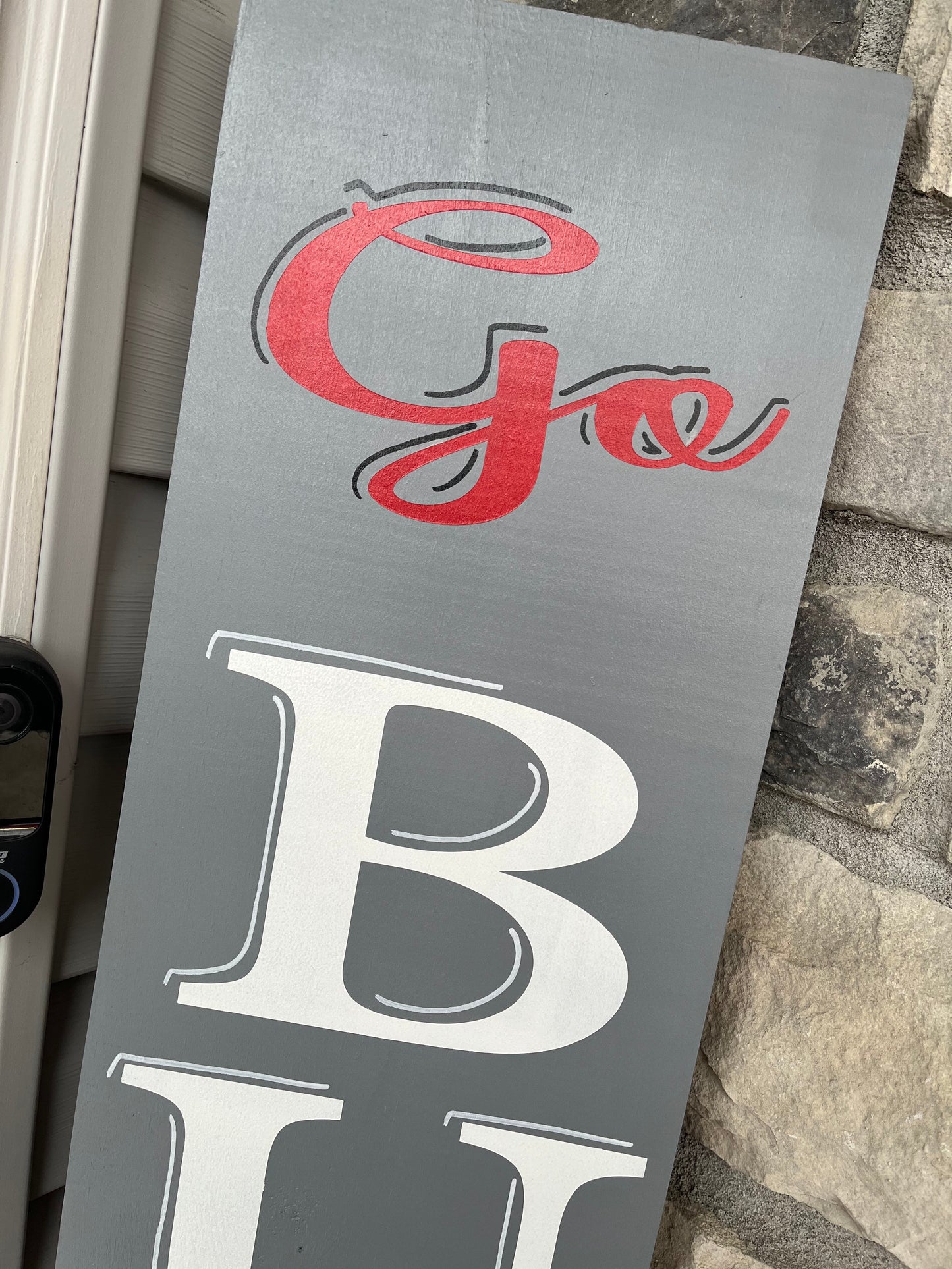 Go Bucks Porch sign