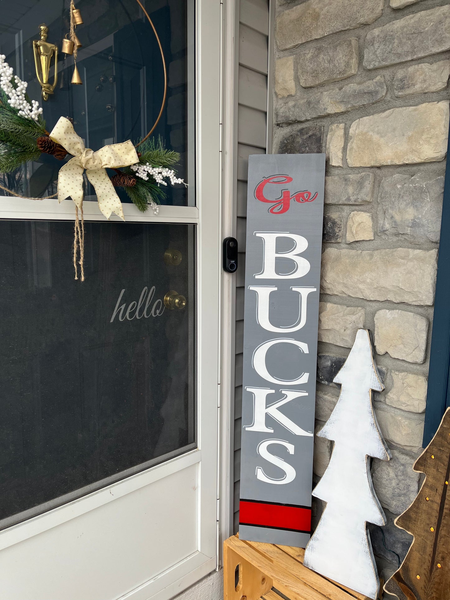 Go Bucks Porch sign